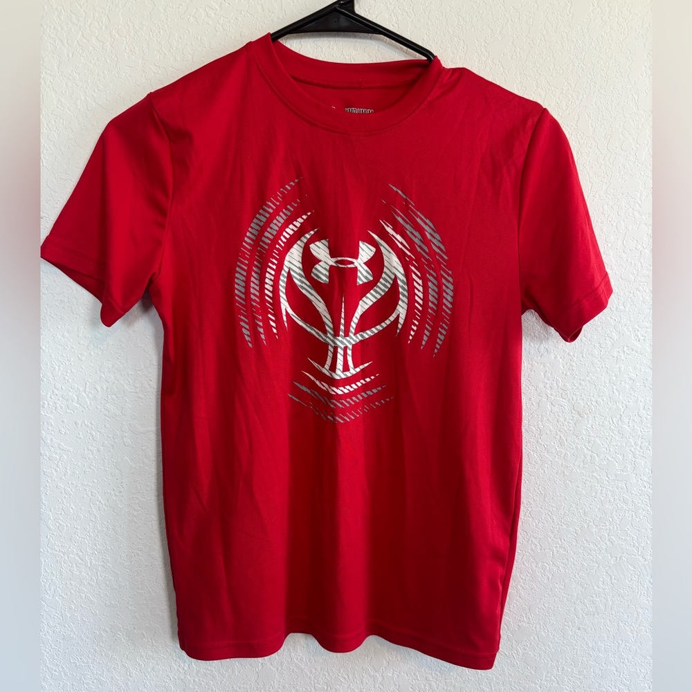 Under Armour Logo Basketball T shirt - Youth M